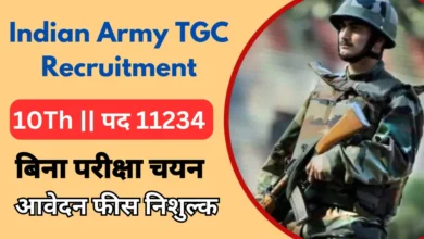 Indian Army TGC Recruitment