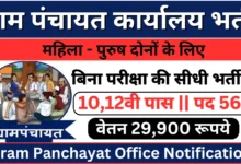 Gram Panchayat Office Recruitments